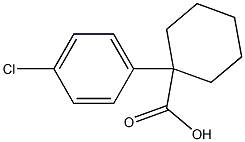 Trans-4-chlorophenyl-1-cyclohexane carboxylic acid Struktur