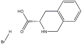 (S)-1,2,3,4-tetrahydro isoquinoline-3-carboxylic acid HBr Struktur