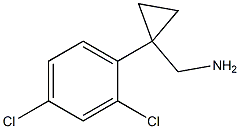 (1-(2,4-dichlorophenyl)cyclopropyl)methanamine Struktur