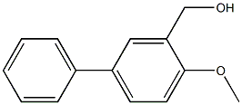 (2-methoxy(5-phenyl)phenyl)methanol Struktur