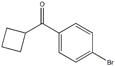 (4-bromophenyl)(cyclobutyl)methanone Struktur