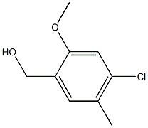 (4-chloro-2-methoxy-5-methylphenyl)methanol Struktur