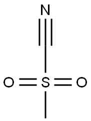 (cyanosulfonyl)methane Struktur