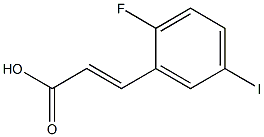 (E)-3-(2-fluoro-5-iodophenyl)acrylic acid Struktur