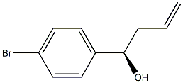 (R)-1-(4-BROMO-PHENYL)-BUT-3-EN-1-OL Struktur