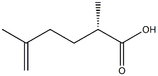 (S)-2,5-dimethylhex-5-enoic acid Struktur