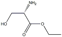 (S)-ethyl 2-amino-3-hydroxypropanoate Struktur