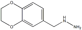 1-((2,3-dihydrobenzo[b][1,4]dioxin-7-yl)methyl)hydrazine Struktur