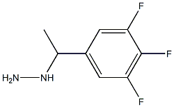 1-(1-(3,4,5-trifluorophenyl)ethyl)hydrazine Struktur