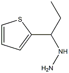 1-(1-(thiophen-2-yl)propyl)hydrazine Struktur