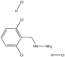 1-(2,6-dichlorobenzyl)hydrazine dihydrochloride Struktur