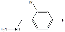 1-(2-bromo-4-fluorobenzyl)hydrazine Struktur