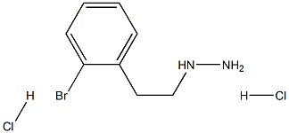 1-(2-bromophenethyl)hydrazine dihydrochloride Struktur