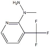 1-(3-(trifluoromethyl)pyridin-2-yl)-1-methylhydrazine Struktur