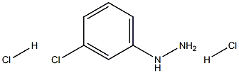 1-(3-chlorophenyl)hydrazine dihydrochloride Struktur