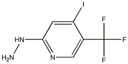 1-(5-(trifluoromethyl)-4-iodopyridin-2-yl)hydrazine Struktur