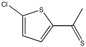 1-(5-chlorothiophen-2-yl)ethanethione Struktur