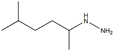 1-(5-methylhexan-2-yl)hydrazine Struktur