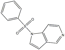 1-benzenesulfonyl-5-azaindole Struktur