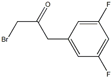 1-bromo-3-(3,5-difluorophenyl)propan-2-one Struktur