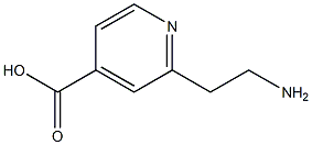 2-(2-aminoethyl)pyridine-4-carboxylic acid Struktur