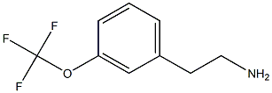 2-(3-(trifluoromethoxy)phenyl)ethanamine Struktur