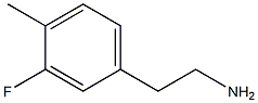 2-(3-fluoro-4-methylphenyl)ethanamine Struktur