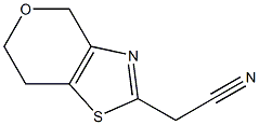 2-(6,7-dihydro-4H-pyrano[3,4-d]thiazol-2-yl)acetonitrile Struktur