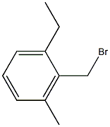 2-(bromomethyl)-1-ethyl-3-methylbenzene Struktur