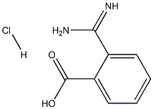 2-amiidinobenzoic acid HCL Struktur