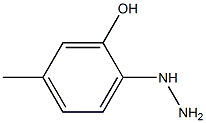 2-hydrazinyl-5-methylphenol Struktur