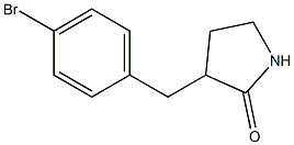 3-(4-bromobenzyl)pyrrolidin-2-one Struktur