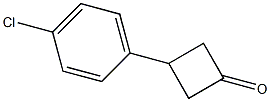 3-(4-chlorophenyl)cyclobutanone Struktur