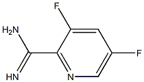 3,5-difluoropyridine-2-carboxamidine Struktur