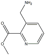 3-Aminomethyl-pyridine-2-carboxylic acid methyl ester Struktur