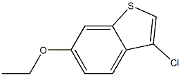 3-chloro-6-ethoxybenzo[b]thiophene Struktur