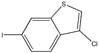 3-chloro-6-iodobenzo[b]thiophene Struktur