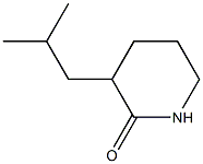 3-isobutylpiperidin-2-one Struktur