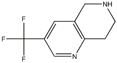 3-Trifluoromethyl-5,6,7,8-tetrahydro-[1,6]naphthyridine Struktur