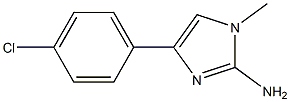 4-(4-chlorophenyl)-1-methyl-1H-imidazol-2-amine Struktur