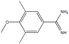 4-methoxy-3,5-dimethylbenzamidine Struktur