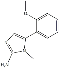 5-(2-METHOXY-PHENYL)-1-METHYL-1H-IMIDAZOL-2-YLAMINE Struktur