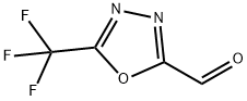 5-(trifluoromethyl)-1,3,4-oxadiazole-2-carbaldehyde Struktur