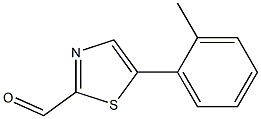 5-o-tolylthiazole-2-carbaldehyde Struktur