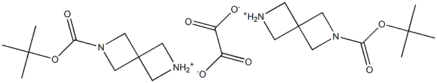 6-(tert-butoxycarbonyl)-6-aza-2-azoniaspiro[3.3]heptane oxalate Struktur