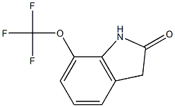 7-(trifluoromethoxy)indolin-2-one Struktur