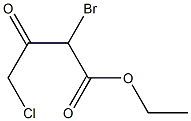 ethyl 2-bromo-4-chloro-3-oxobutanoate Struktur