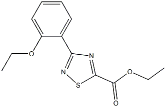 ethyl 3-(2-ethoxyphenyl)-1,2,4-thiadiazole-5-carboxylate Struktur