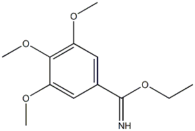 ethyl 3,4,5-trimethoxybenzoimidate Struktur