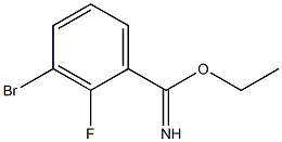 ethyl 3-bromo-2-fluorobenzimidate Struktur